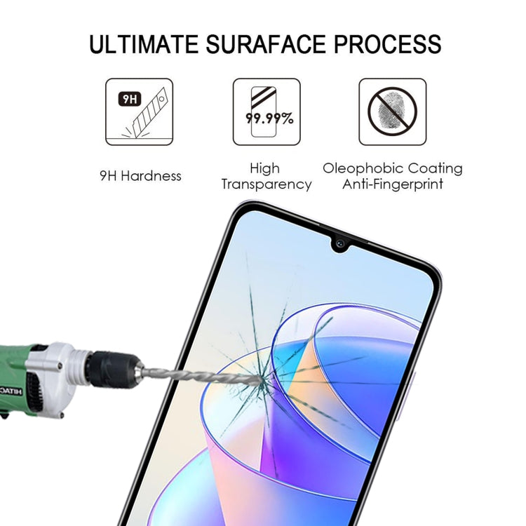 For Honor Play 40 Plus / Play7T Full Glue Full Cover Screen Protector Tempered Glass Film
