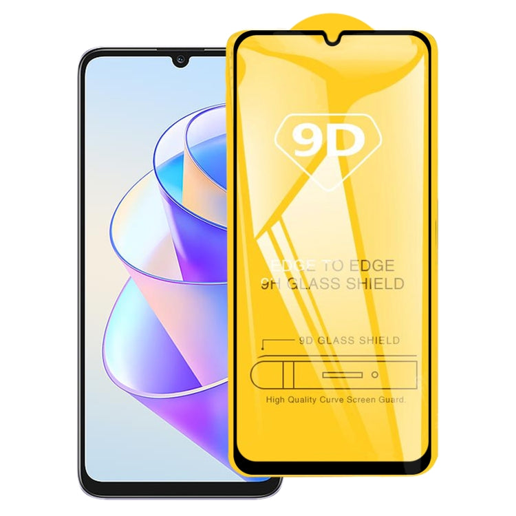 For Honor Play 40 Plus / Play7T 9D Full Glue Full Screen Tempered Glass Film