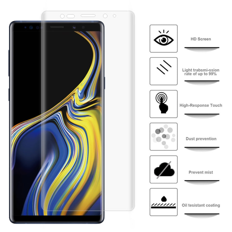 For Galaxy Note 9 50 PCS 3D Curved Full Cover Soft PET Film Screen Protector