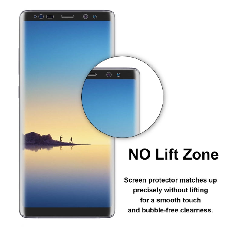 For Galaxy Note 8 50 PCS 3D Curved Full Cover Soft PET Film Screen Protector
