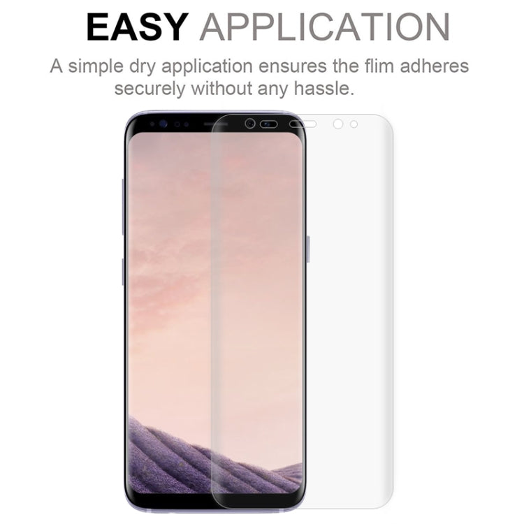 For Galaxy S8+ 50 PCS 3D Curved Full Cover Soft PET Film Screen Protector