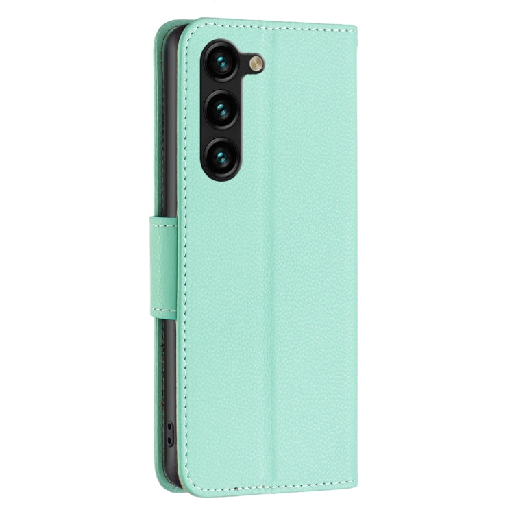 For Samsung Galaxy S23+ 5G Litchi Texture Pure Color Leather Phone Case