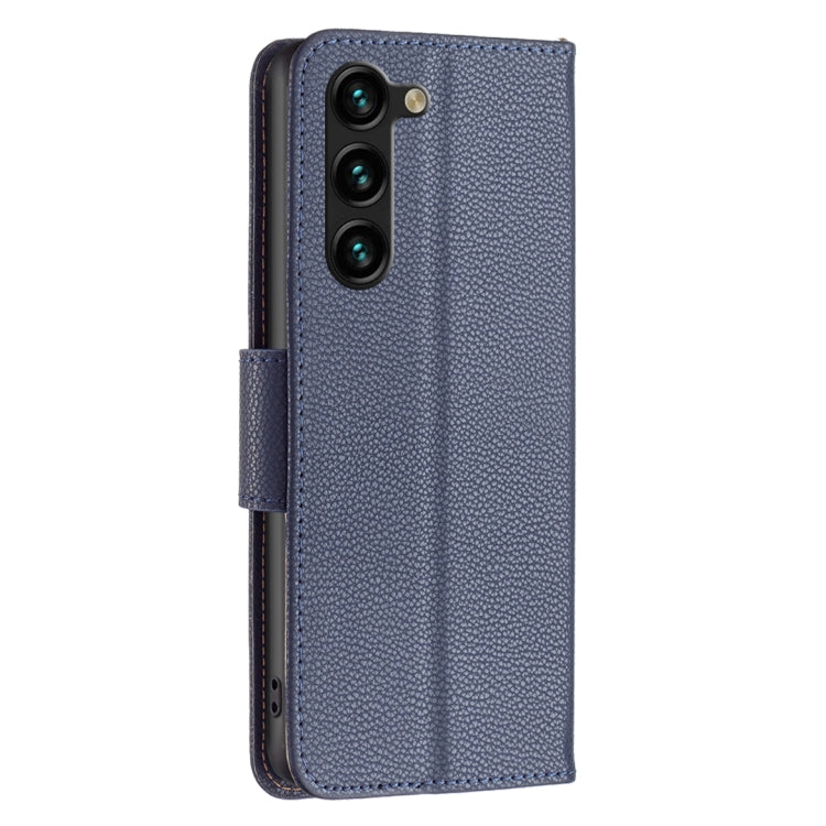 For Samsung Galaxy S23+ 5G Litchi Texture Pure Color Leather Phone Case