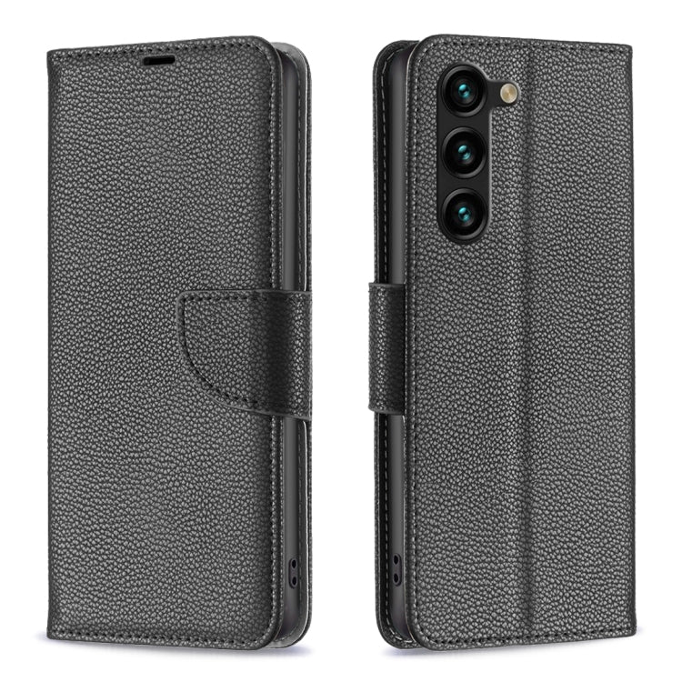 For Samsung Galaxy S23+ 5G Litchi Texture Pure Color Leather Phone Case