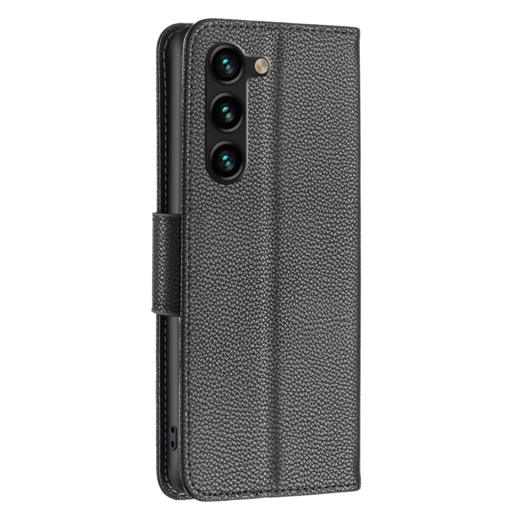 For Samsung Galaxy S23+ 5G Litchi Texture Pure Color Leather Phone Case