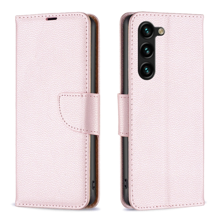 For Samsung Galaxy S23+ 5G Litchi Texture Pure Color Leather Phone Case