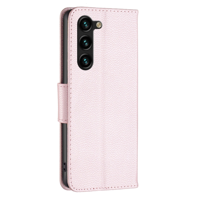 For Samsung Galaxy S23+ 5G Litchi Texture Pure Color Leather Phone Case