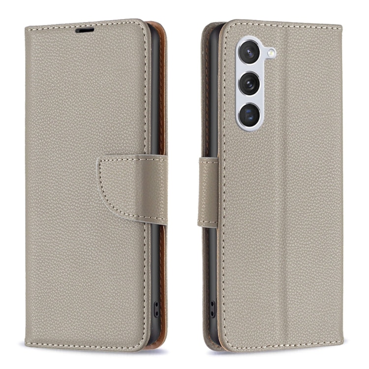 For Samsung Galaxy S23 5G Litchi Texture Pure Color Leather Phone Case
