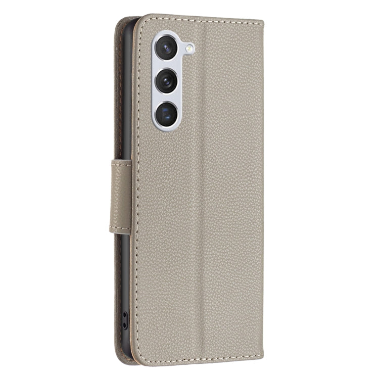 For Samsung Galaxy S23 5G Litchi Texture Pure Color Leather Phone Case