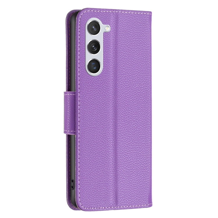 For Samsung Galaxy S23 5G Litchi Texture Pure Color Leather Phone Case