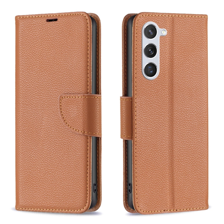 For Samsung Galaxy S23 5G Litchi Texture Pure Color Leather Phone Case