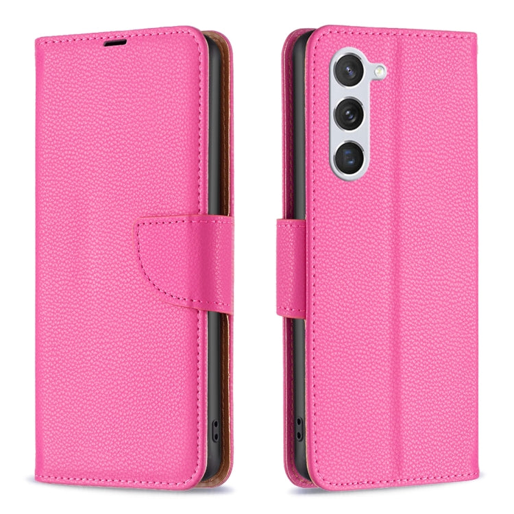 For Samsung Galaxy S23 5G Litchi Texture Pure Color Leather Phone Case