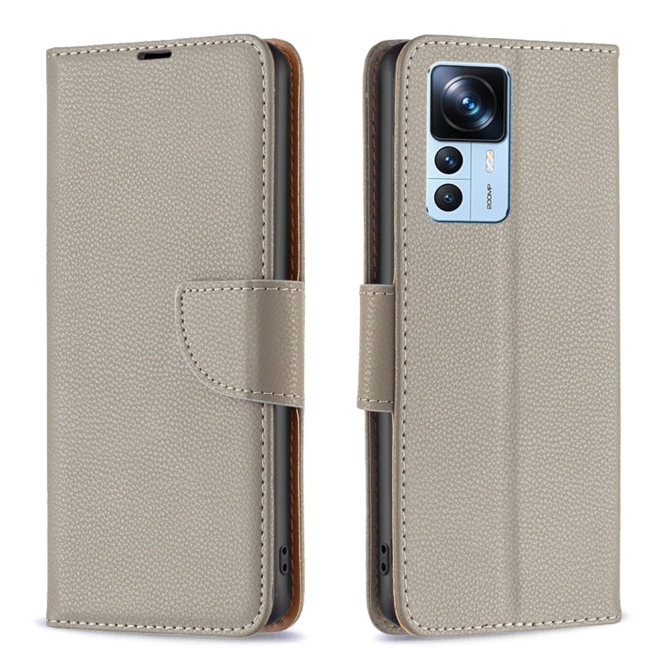 For Xiaomi 12T / 12T Pro / Redmi K50 Ultra Litchi Texture Pure Color Leather Phone Case