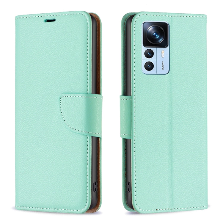 For Xiaomi 12T / 12T Pro / Redmi K50 Ultra Litchi Texture Pure Color Leather Phone Case