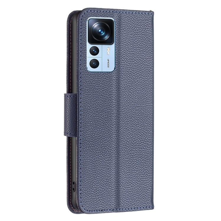 For Xiaomi 12T / 12T Pro / Redmi K50 Ultra Litchi Texture Pure Color Leather Phone Case