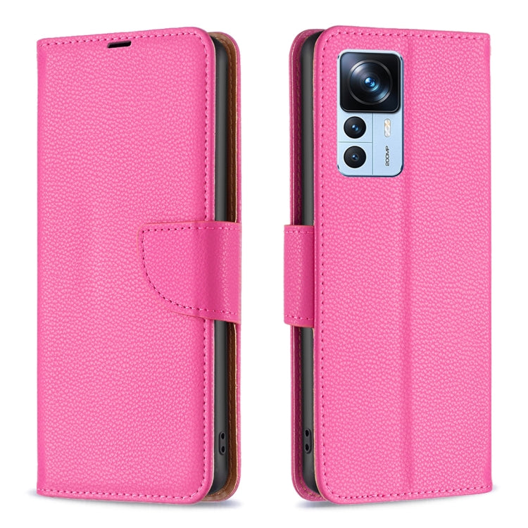 For Xiaomi 12T / 12T Pro / Redmi K50 Ultra Litchi Texture Pure Color Leather Phone Case