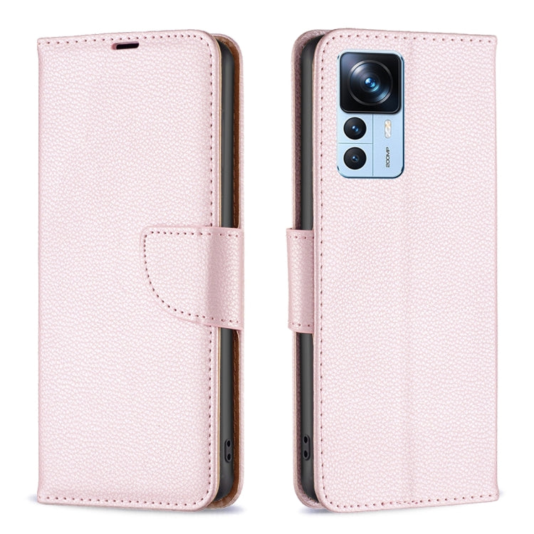 For Xiaomi 12T / 12T Pro / Redmi K50 Ultra Litchi Texture Pure Color Leather Phone Case