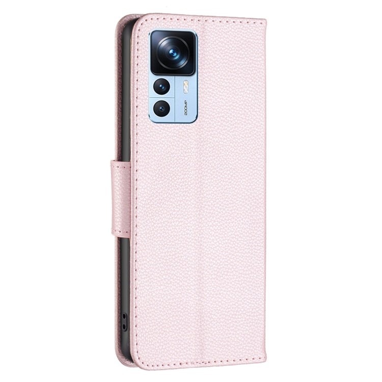 For Xiaomi 12T / 12T Pro / Redmi K50 Ultra Litchi Texture Pure Color Leather Phone Case