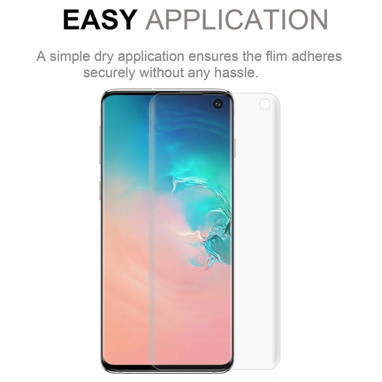 For Galaxy S10 50 PCS 3D Curved Full Cover Soft PET Film Screen Protector