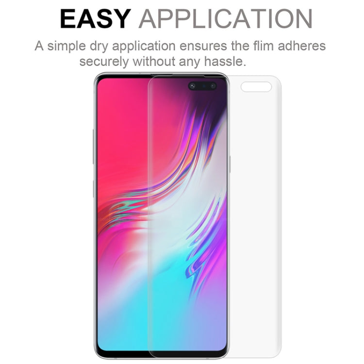 For Galaxy S10 5G 50 PCS 3D Curved Full Cover Soft PET Film Screen Protector
