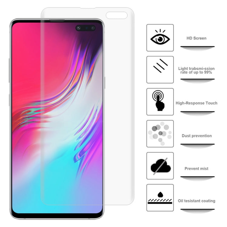 For Galaxy S10 5G 50 PCS 3D Curved Full Cover Soft PET Film Screen Protector