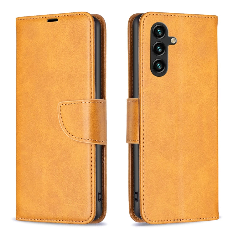 For Samsung Galaxy A14 5G Lambskin Texture Leather Phone Case