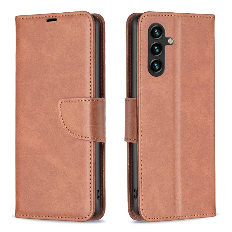 For Samsung Galaxy A14 5G Lambskin Texture Leather Phone Case