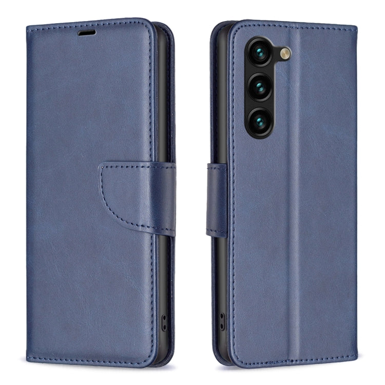 For Samsung Galaxy S23+ 5G Lambskin Texture Leather Phone Case
