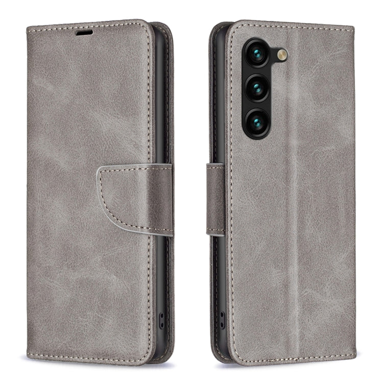 For Samsung Galaxy S23+ 5G Lambskin Texture Leather Phone Case