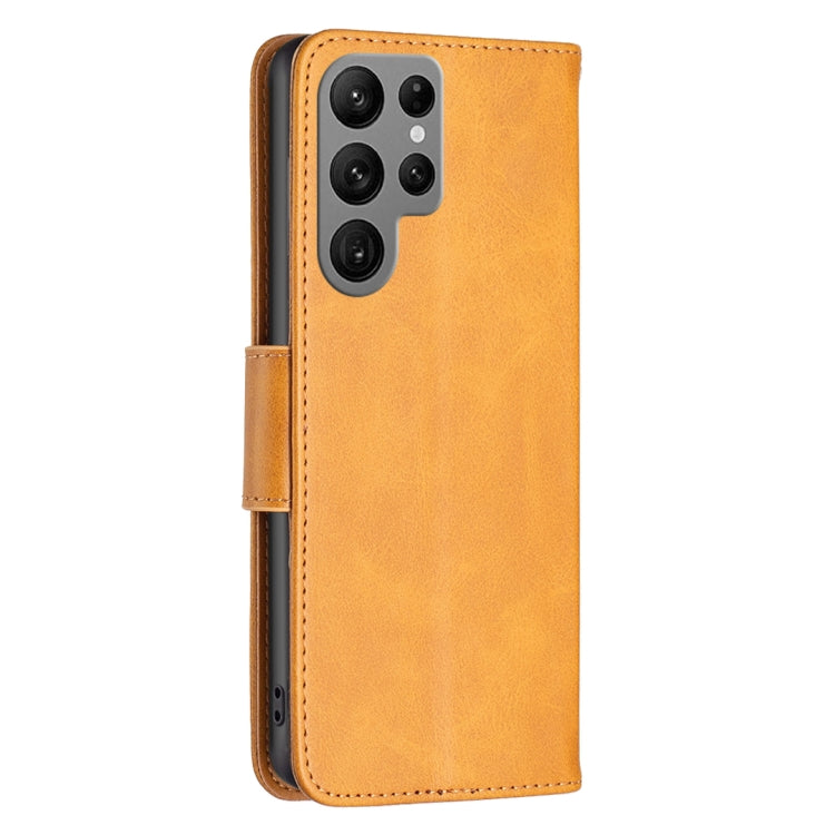 For Samsung Galaxy S23 Ultra 5G Lambskin Texture Leather Phone Case