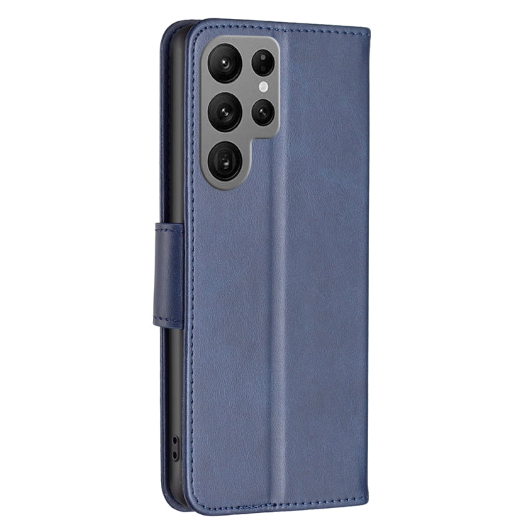 For Samsung Galaxy S23 Ultra 5G Lambskin Texture Leather Phone Case