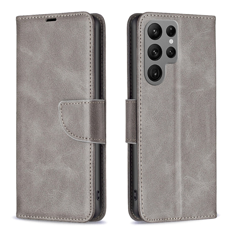 For Samsung Galaxy S23 Ultra 5G Lambskin Texture Leather Phone Case