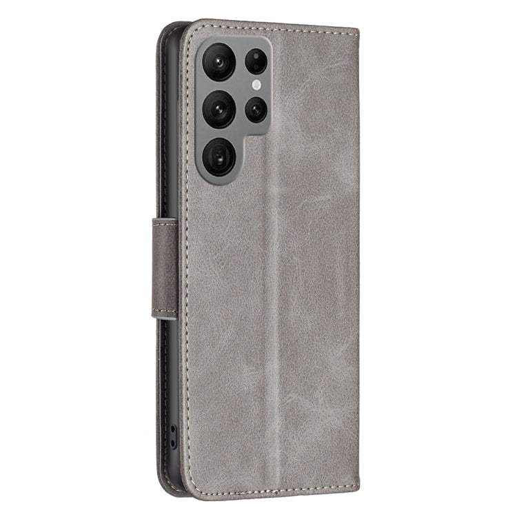 For Samsung Galaxy S23 Ultra 5G Lambskin Texture Leather Phone Case