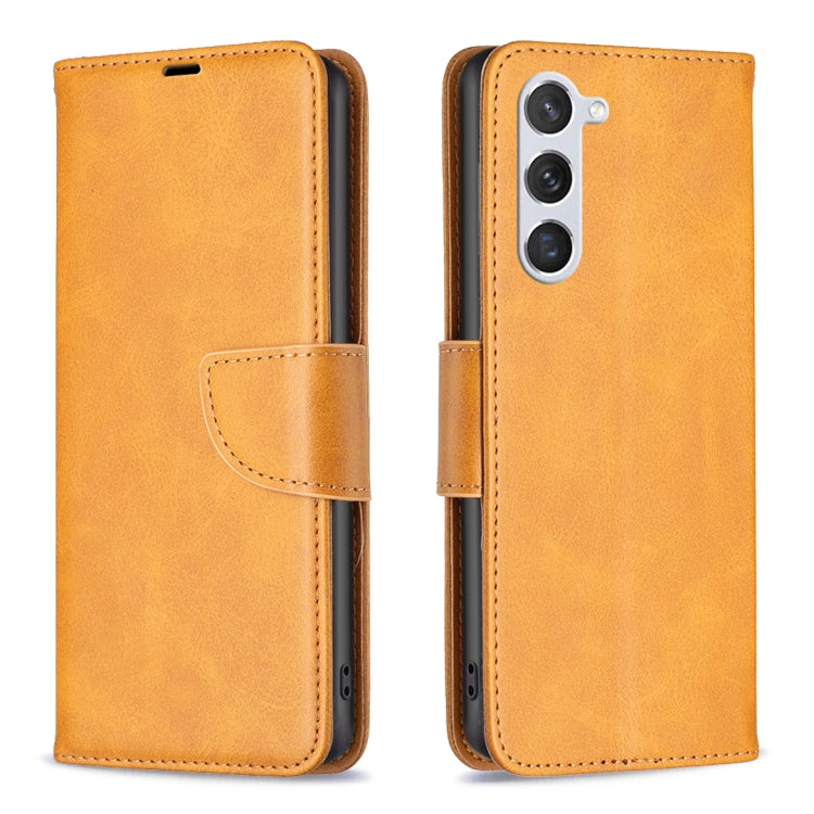 For Samsung Galaxy S23 5G Lambskin Texture Leather Phone Case