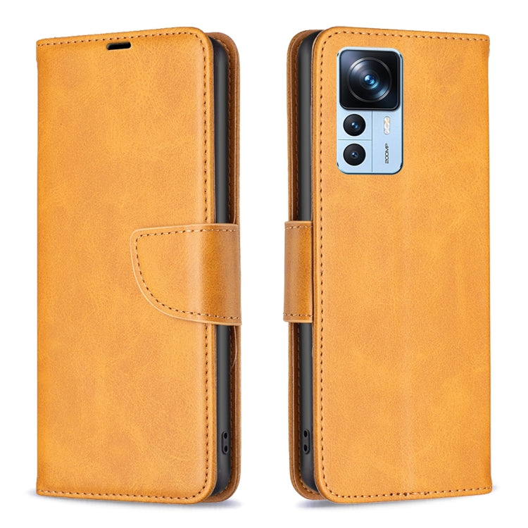 For Xiaomi 12T / 12T Pro / Redmi K50 Ultra Lambskin Texture Leather Phone Case