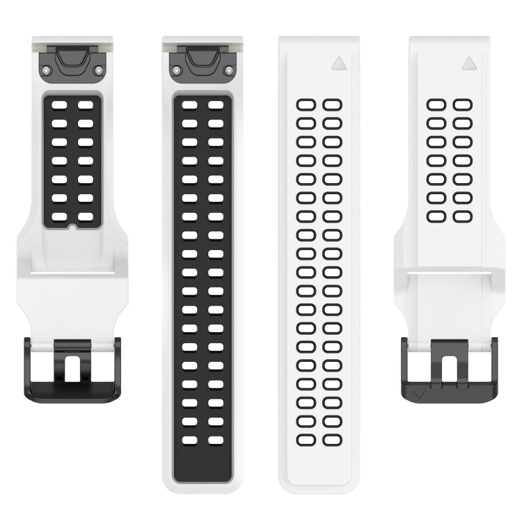 For Garmin Enduro / Coros Vertix 2 26mm Quick Release Double Row Silicone Watch Band