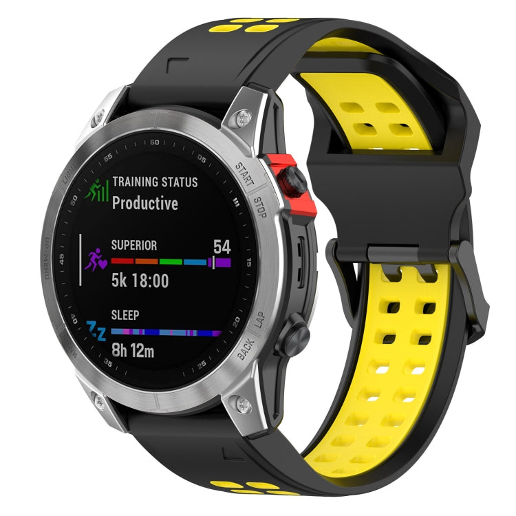 For Garmin Enduro / Coros Vertix 2 26mm Quick Release Double Row Silicone Watch Band