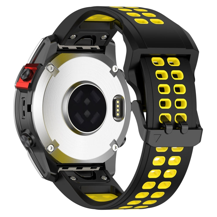 For Garmin Enduro / Coros Vertix 2 26mm Quick Release Double Row Silicone Watch Band