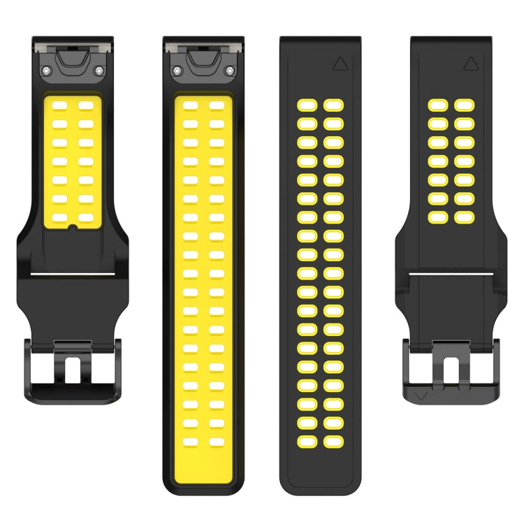 For Garmin Enduro / Coros Vertix 2 26mm Quick Release Double Row Silicone Watch Band