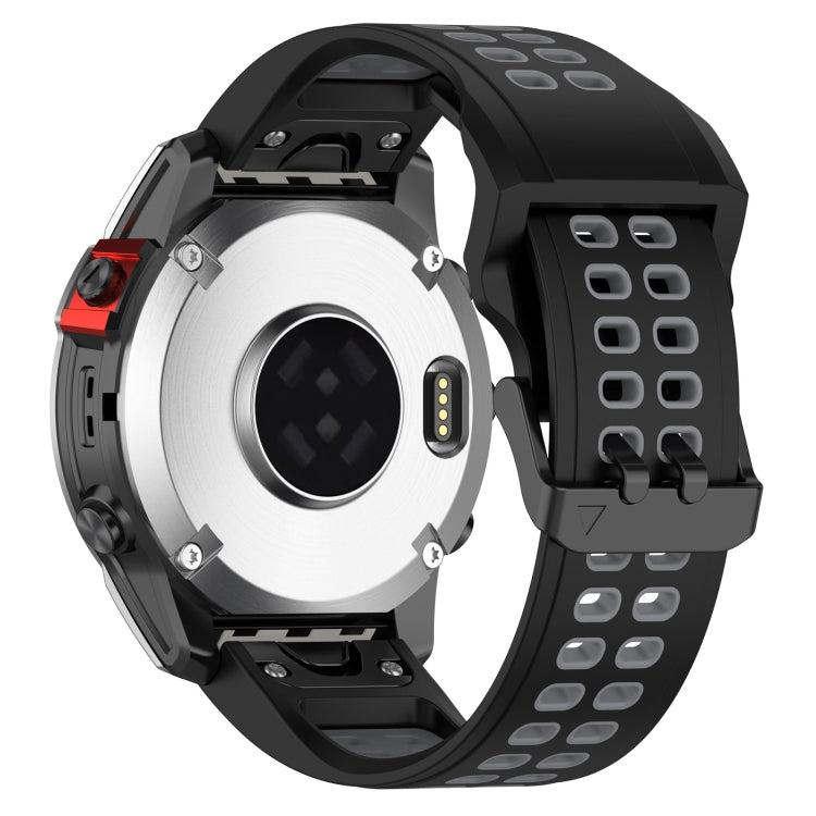For Garmin Enduro / Coros Vertix 2 26mm Quick Release Double Row Silicone Watch Band