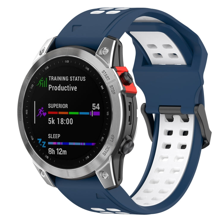 For Garmin Enduro / Coros Vertix 2 26mm Quick Release Double Row Silicone Watch Band