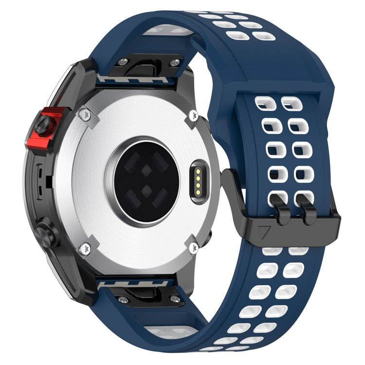 For Garmin Enduro / Coros Vertix 2 26mm Quick Release Double Row Silicone Watch Band