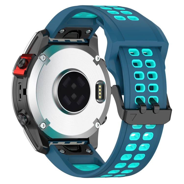 For Garmin Enduro / Coros Vertix 2 26mm Quick Release Double Row Silicone Watch Band