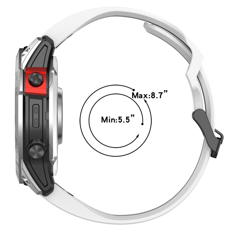 For Garmin Enduro / Coros Vertix 2 26mm Quick Release Double Row Silicone Watch Band