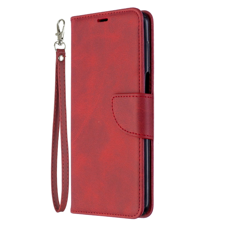 For Xiaomi Redmi Note 9S / Note 9 Pro / Note 9 Pro Max Retro Lambskin Texture Pure Color Horizontal Flip PU Leather Case with Holder & Card Slots & Wallet & Lanyard