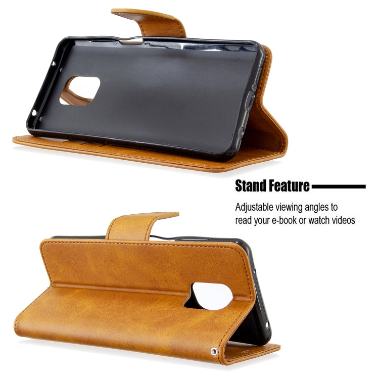 For Xiaomi Redmi Note 9S / Note 9 Pro / Note 9 Pro Max Retro Lambskin Texture Pure Color Horizontal Flip PU Leather Case with Holder & Card Slots & Wallet & Lanyard