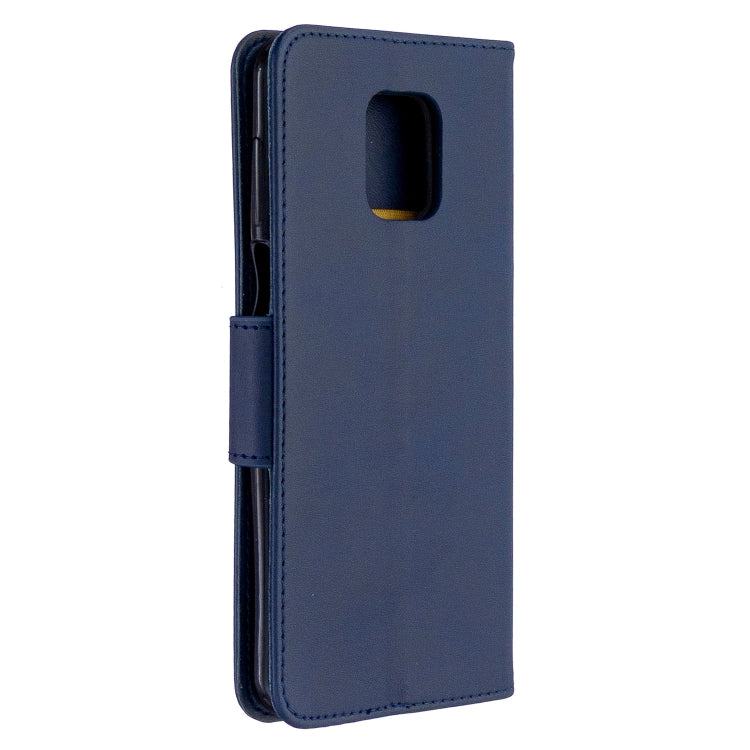 For Xiaomi Redmi Note 9S / Note 9 Pro / Note 9 Pro Max Retro Lambskin Texture Pure Color Horizontal Flip PU Leather Case with Holder & Card Slots & Wallet & Lanyard