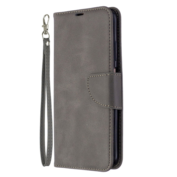 For Huawei P40 Lite Retro Lambskin Texture Pure Color Horizontal Flip PU Leather Case with Holder & Card Slots & Wallet & Lanyard