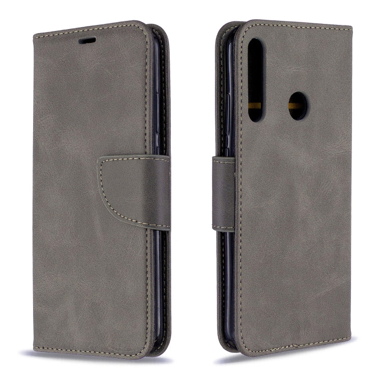 For Huawei P40 Lite E / Y7P Retro Lambskin Texture Pure Color Horizontal Flip PU Leather Case with Holder & Card Slots & Wallet & Lanyard