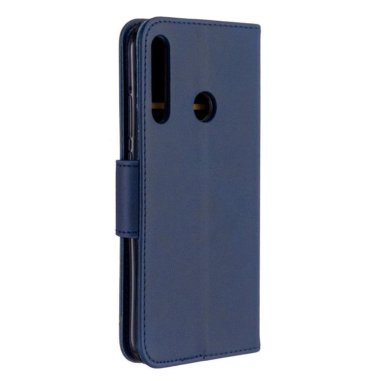 For Huawei P40 Lite E / Y7P Retro Lambskin Texture Pure Color Horizontal Flip PU Leather Case with Holder & Card Slots & Wallet & Lanyard